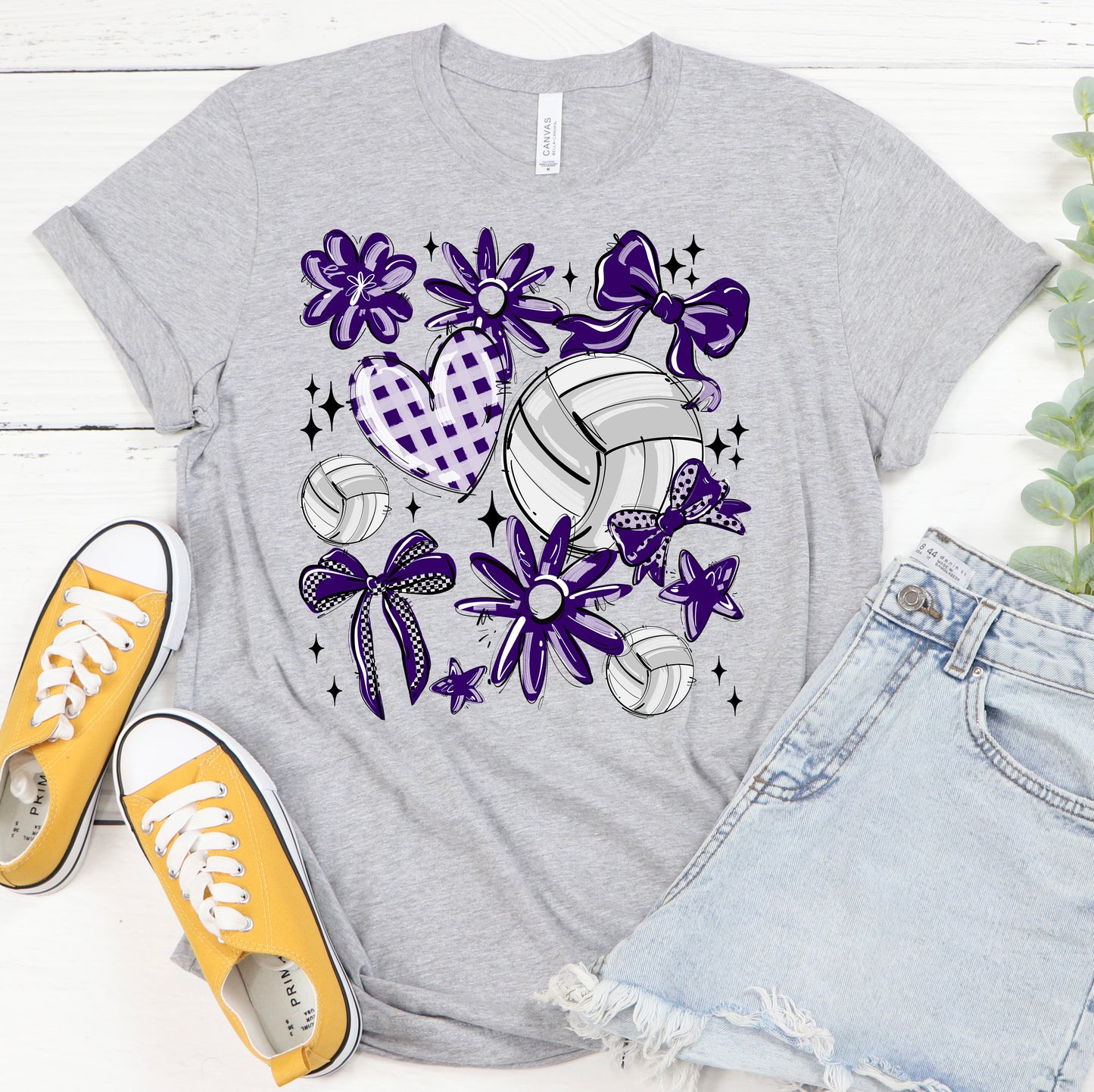 π Play Ball Volleyball Spirit Collage Tee or Sweatshirt π