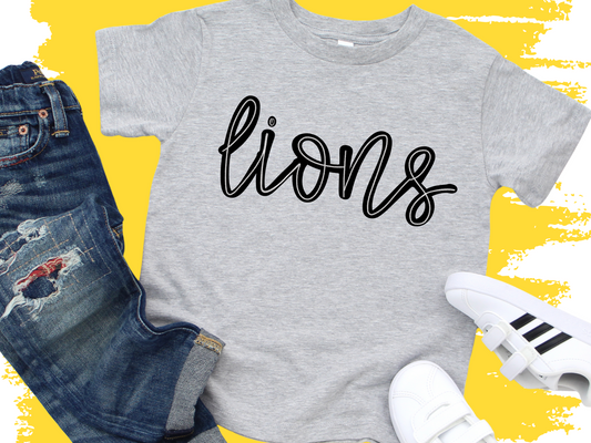 Signature Script Lions Tee