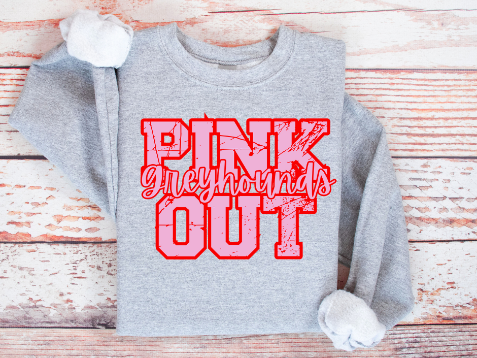 ๐ Pink Out Mascot Sweatshirt ๐