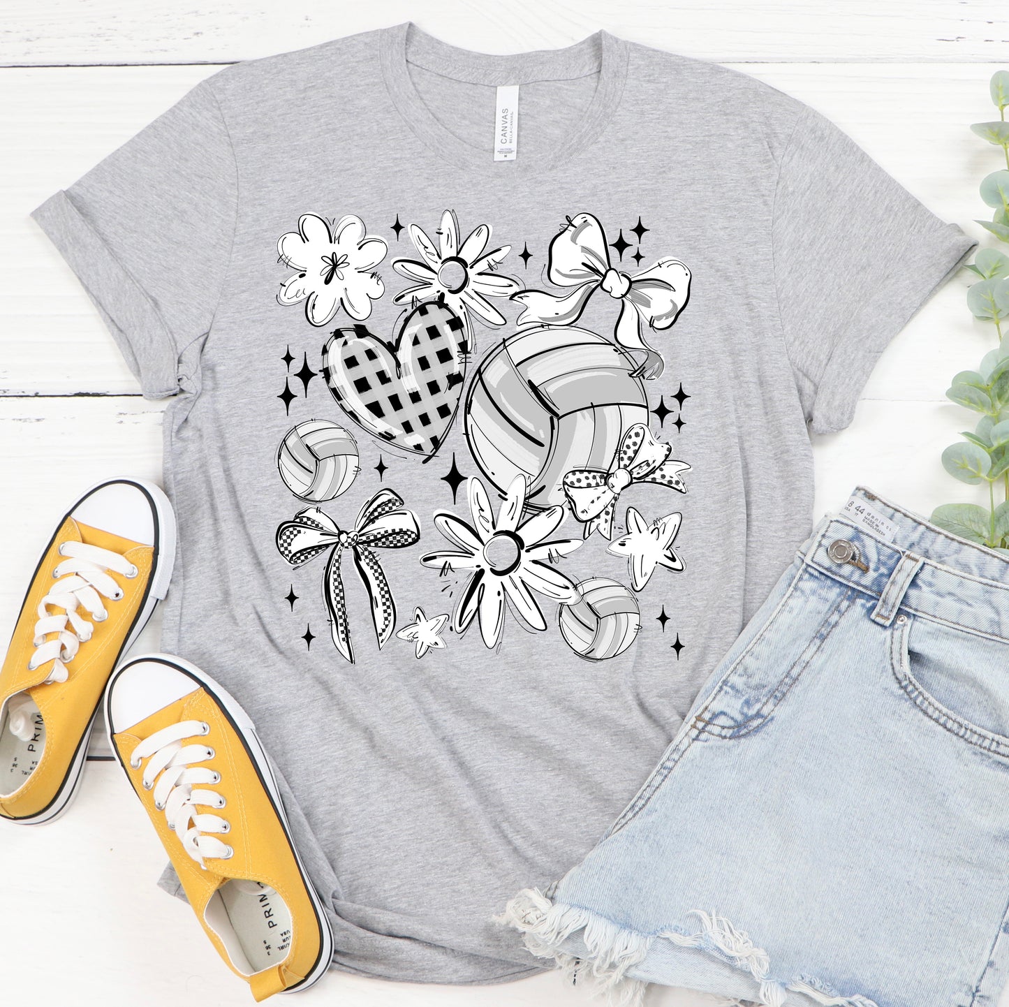 π Play Ball Volleyball Spirit Collage Tee or Sweatshirt π