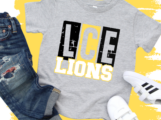LCE Lions Big and Bold Spirit Tee