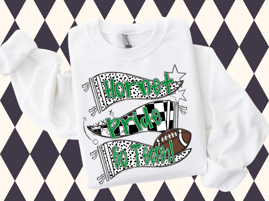 Mascot Pride Pennant Tee or Sweatshirt