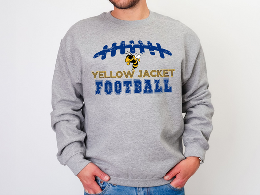 🏈 Custom Football Lace Tee or Sweatshirt