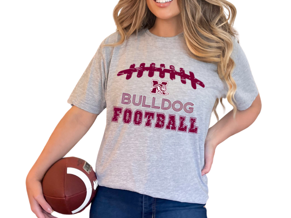 🏈 Custom Football Lace Tee or Sweatshirt