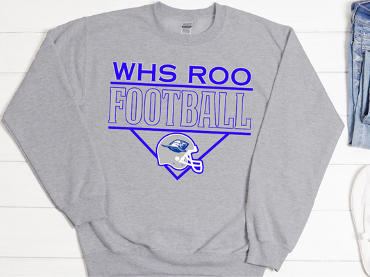 🏈 Modern Mascot Football Tee or Sweatshirt
