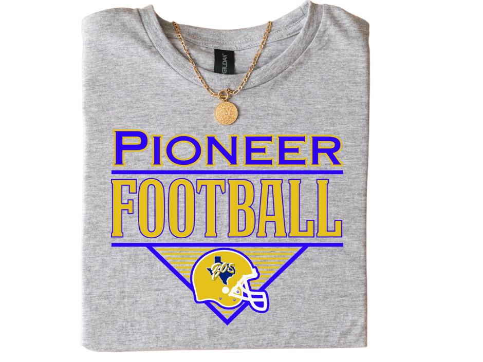 π Modern Mascot Football Tee or Sweatshirt