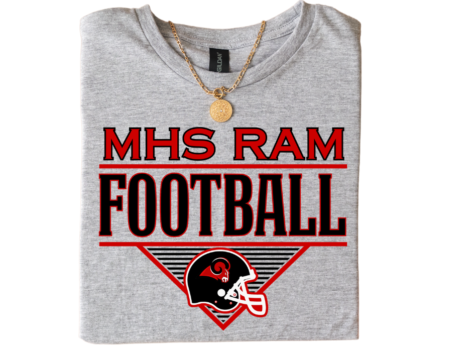 π Modern Mascot Football Tee or Sweatshirt