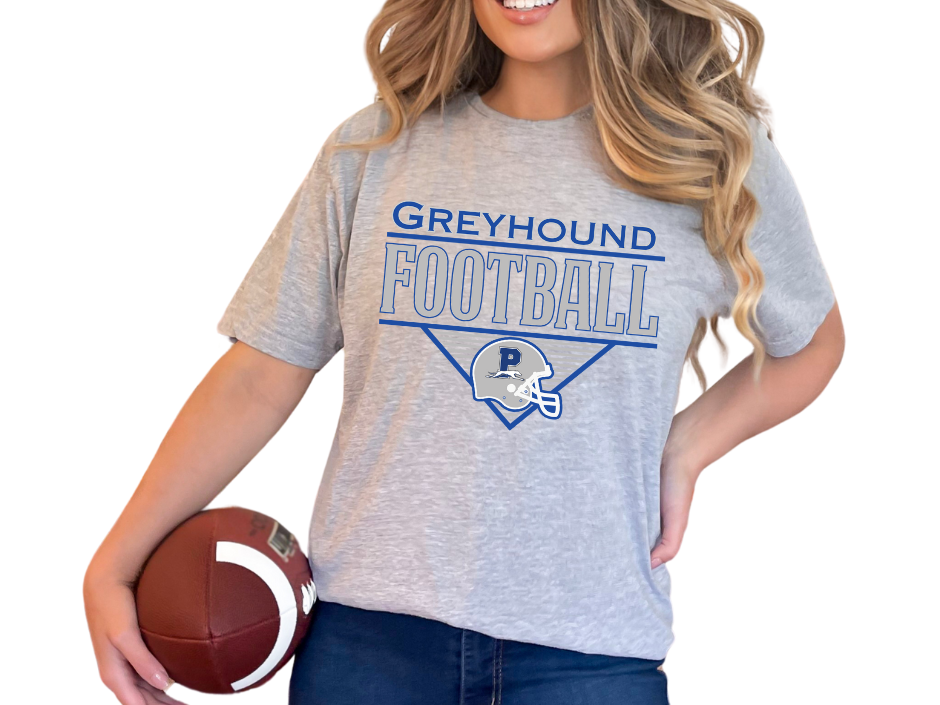 π Modern Mascot Football Tee or Sweatshirt