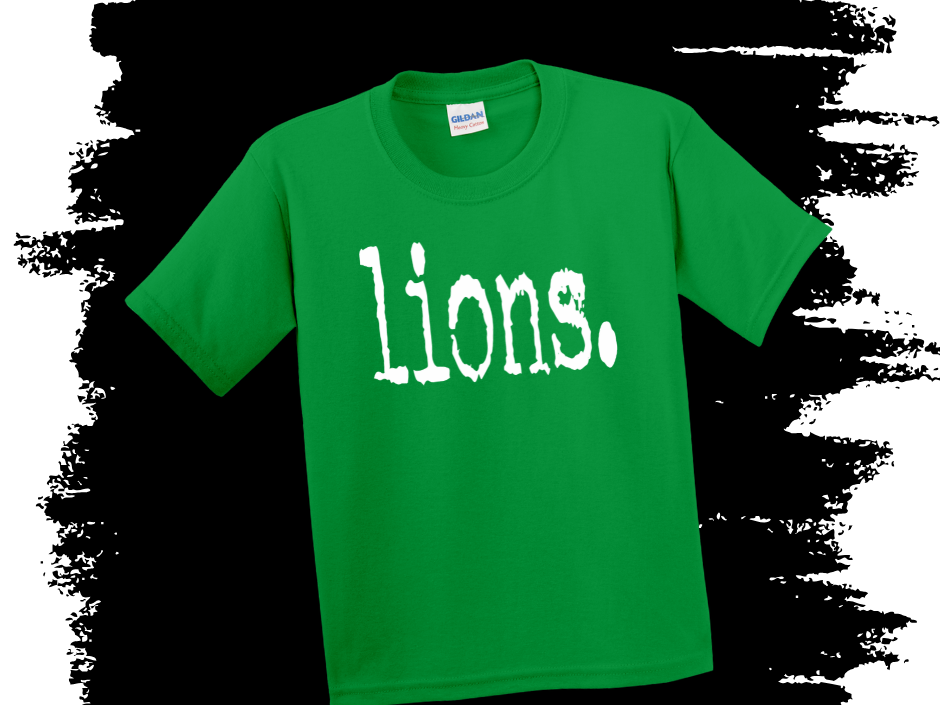 Lions. Minimalist Tee – House Colors