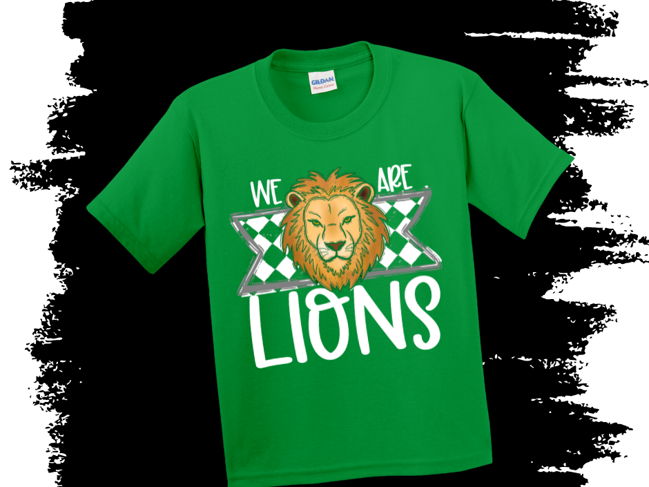 ⭐ We Are Lions Spirit Tee – House Colors
