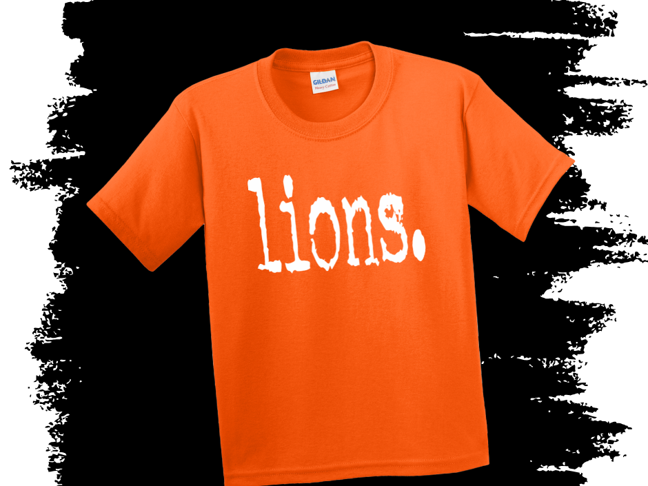 Lions. Minimalist Tee – House Colors