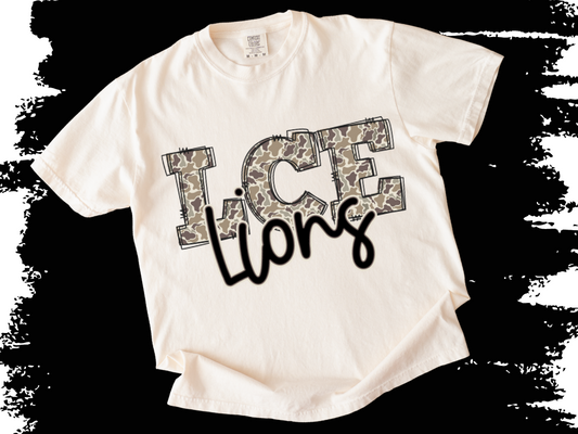 Camo and Class: LCE Lions Tee
