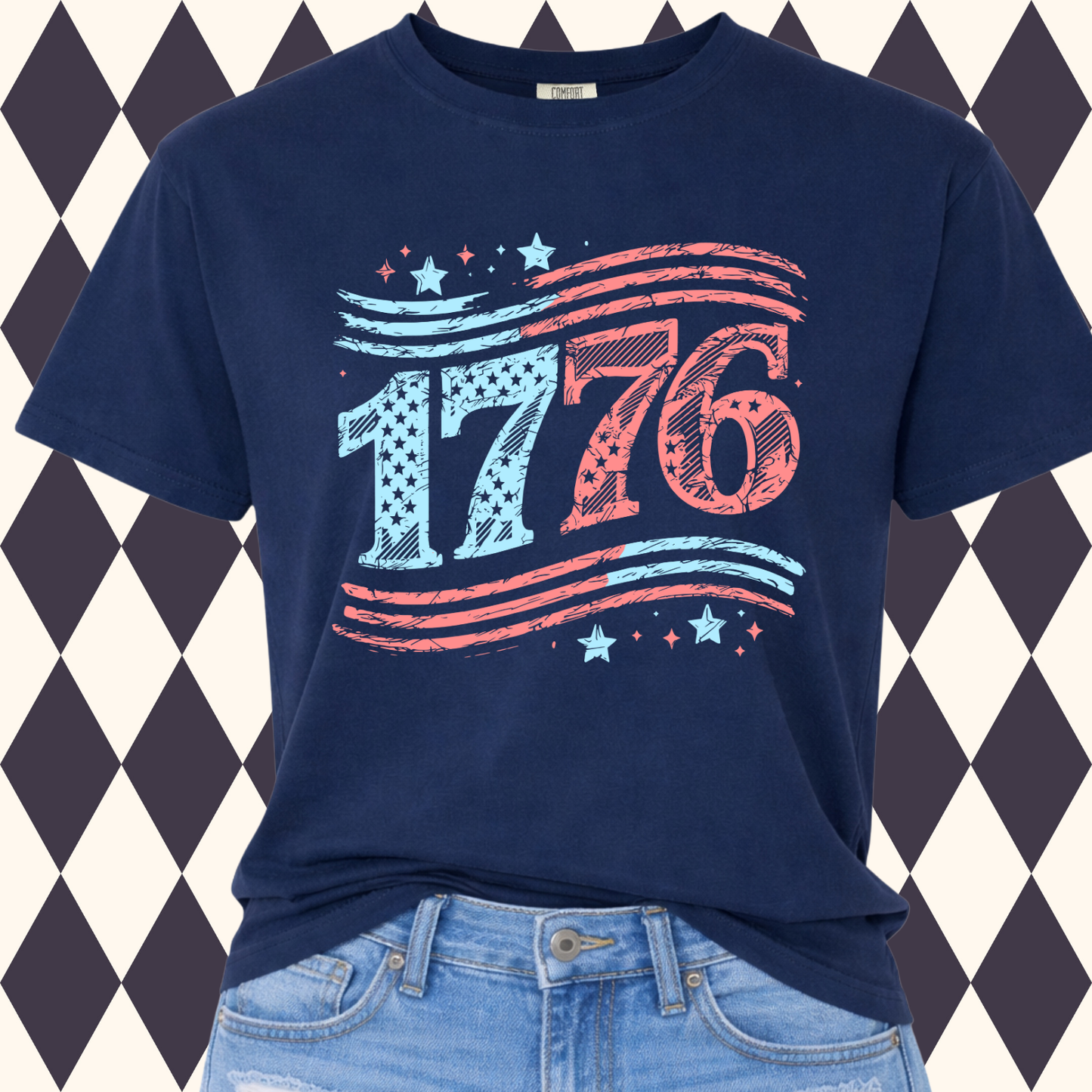 1776 Retro Stars & Stripes Tee