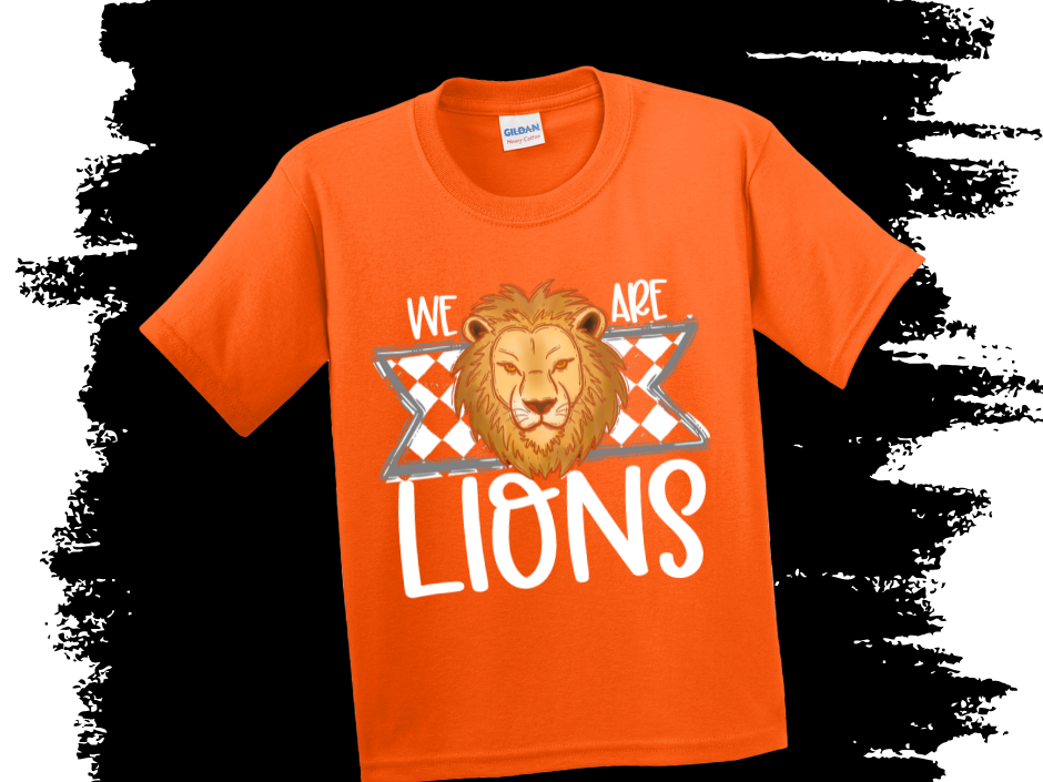 ⭐ We Are Lions Spirit Tee – House Colors