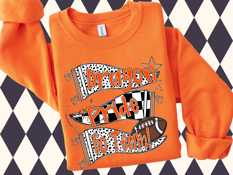 Mascot Pride Pennant Tee or Sweatshirt