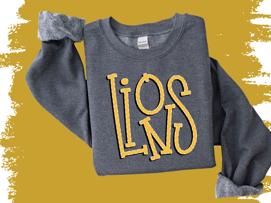 Stitch It Lions T-shirt or Sweatshirt