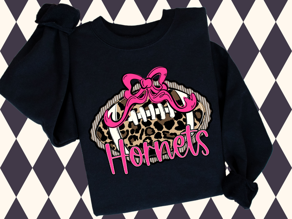 π The Prepster Leopard Football T-Shirt or Sweatshirt π