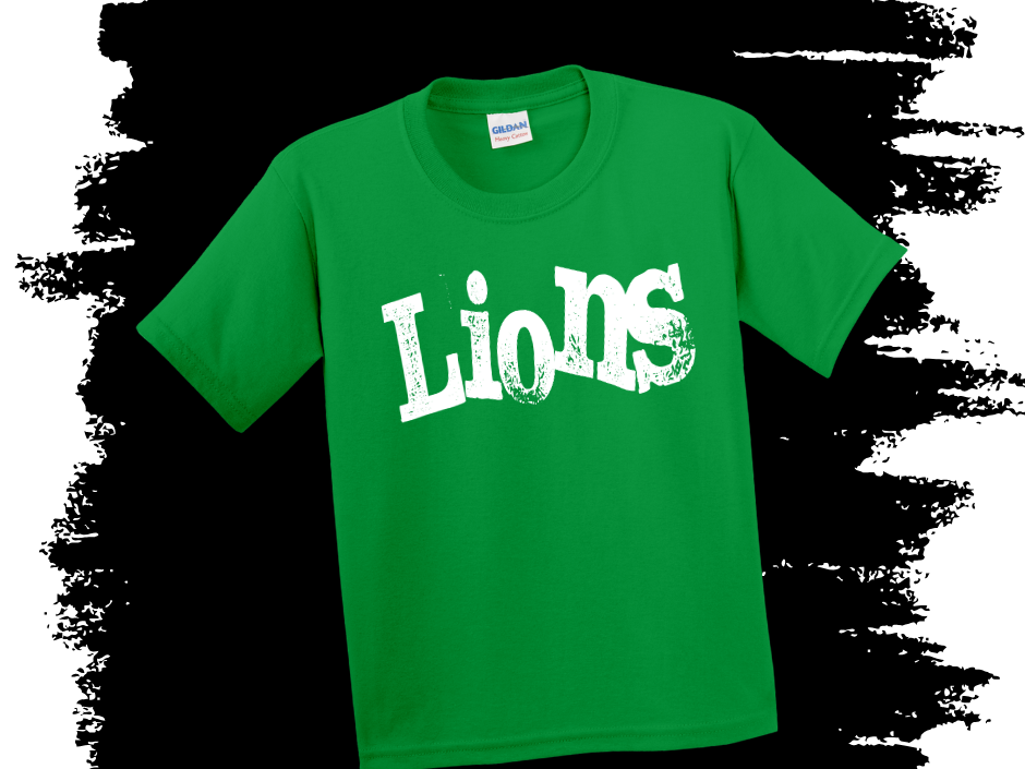 Distressed Lions House Color Tee