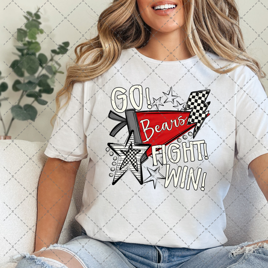 Go! Fight! Win! Pennant Custom Team Spirit 📣