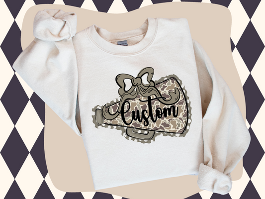 📣 Prepster Megaphone Camo Tee or Sweatshirt 📣