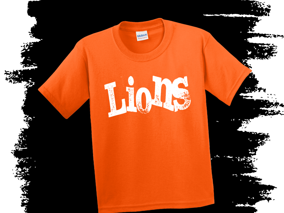 Distressed Lions House Color Tee