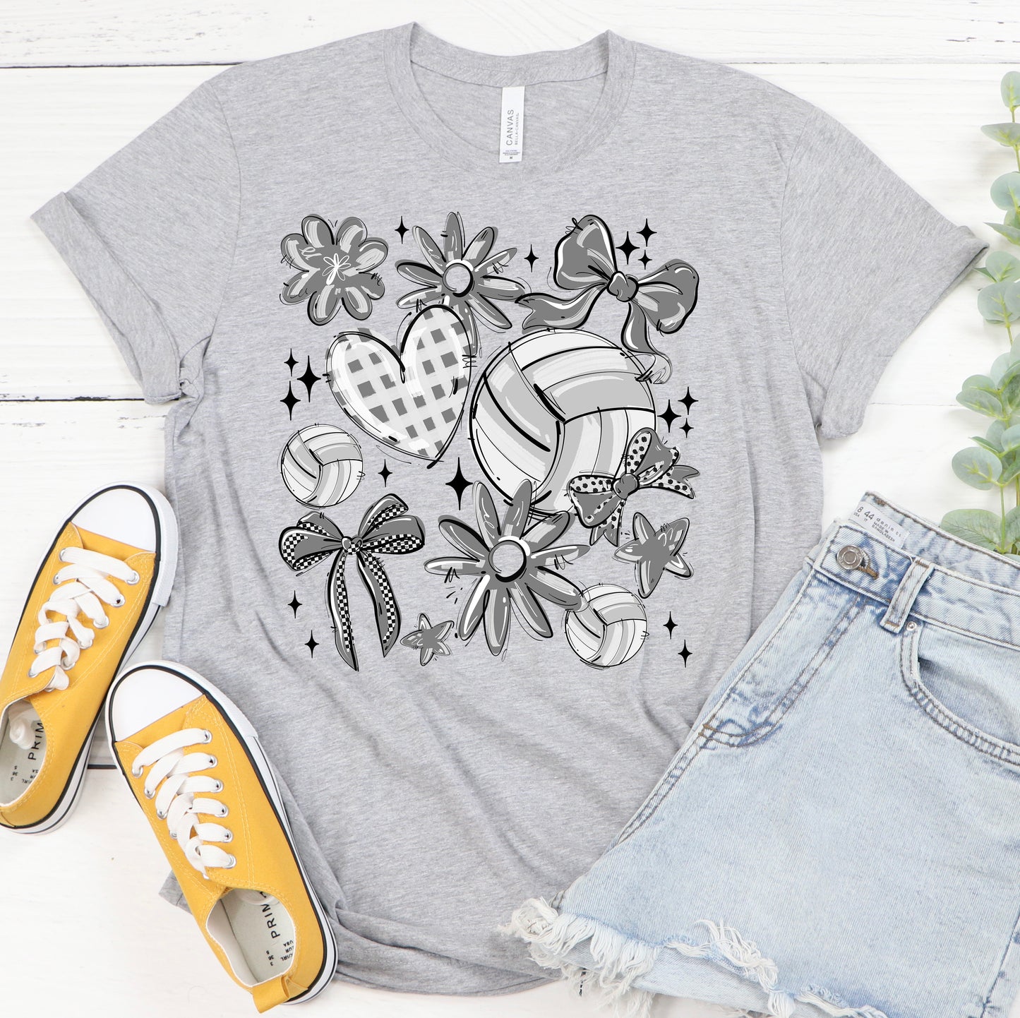 π Play Ball Volleyball Spirit Collage Tee or Sweatshirt π