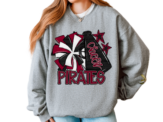📣 Cheer Megaphone Sweatshirt (Kids + Adult)
