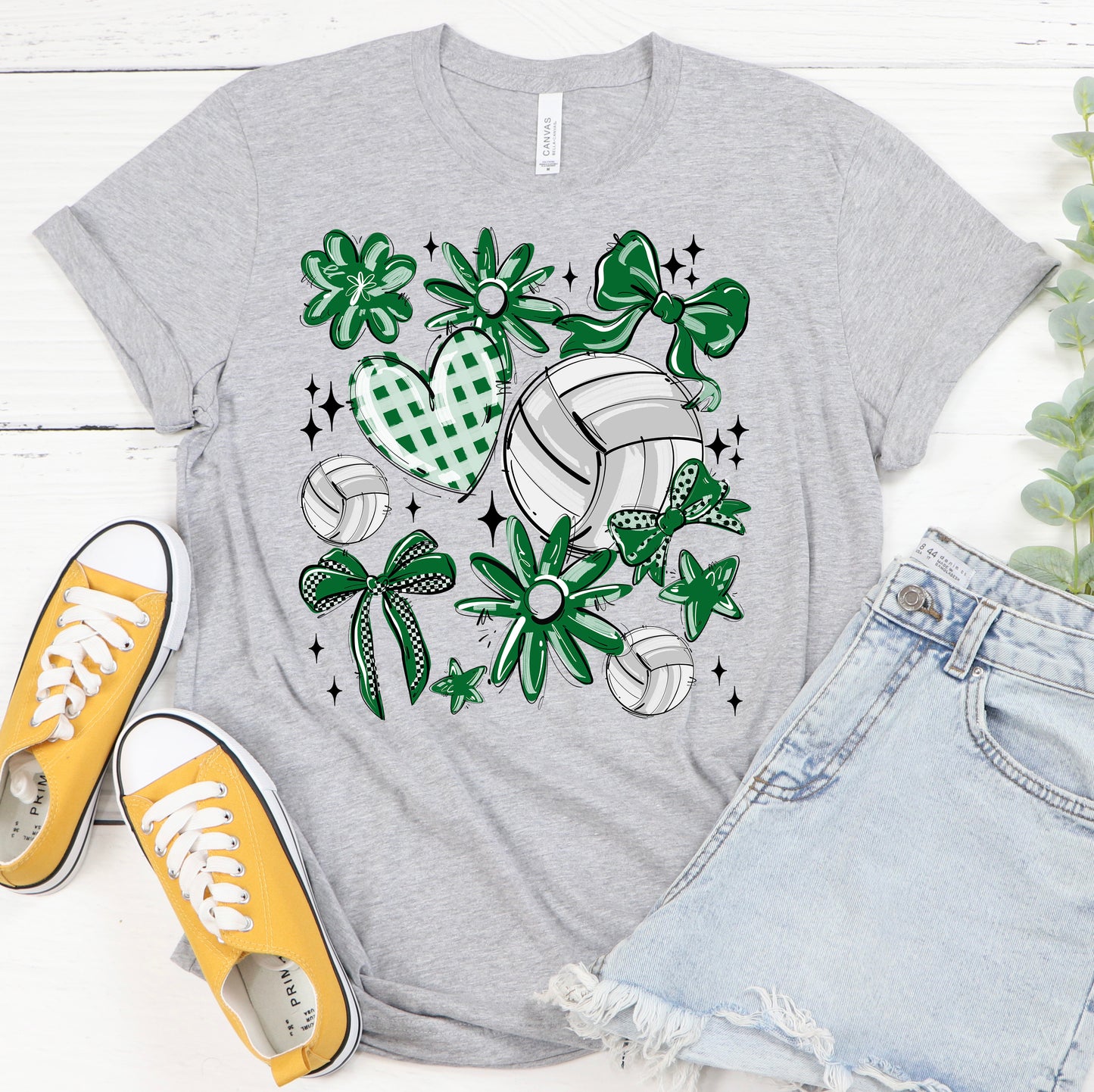 π Play Ball Volleyball Spirit Collage Tee or Sweatshirt π