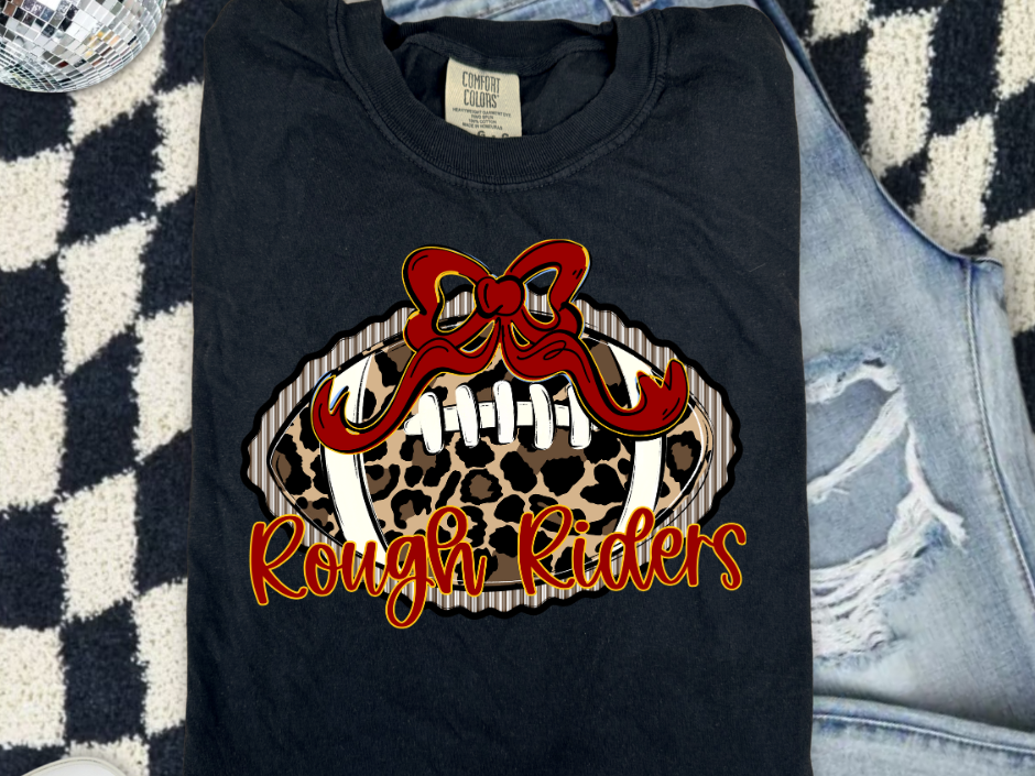 π The Prepster Leopard Football T-Shirt or Sweatshirt π