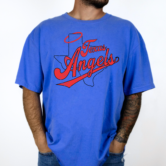 Texas Angels Logo T-shirt (Blue)
