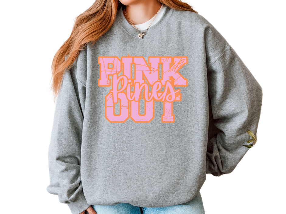 ๐ Pink Out Mascot Sweatshirt ๐