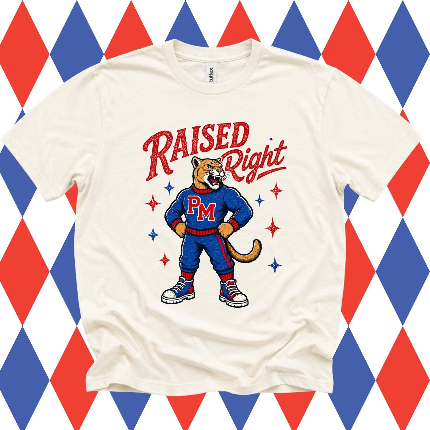 Retro Raised Right Cougar T-Shirt