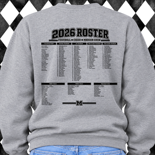 Bulldogs Pom Pom Roster T-Shirt/Sweatshirt
