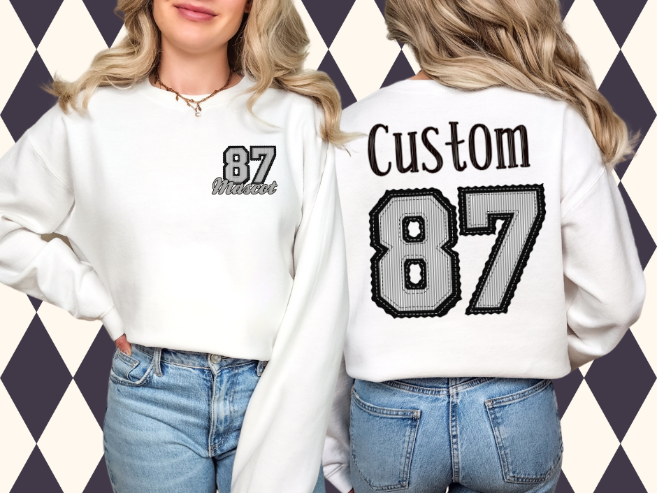 The Prepster Jersey Number Sweatshirt