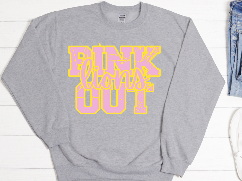 ๐ Pink Out Mascot Sweatshirt ๐