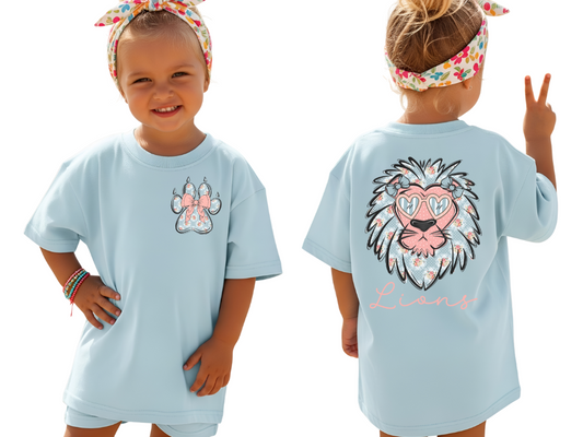 Girly Girl Lions Tee