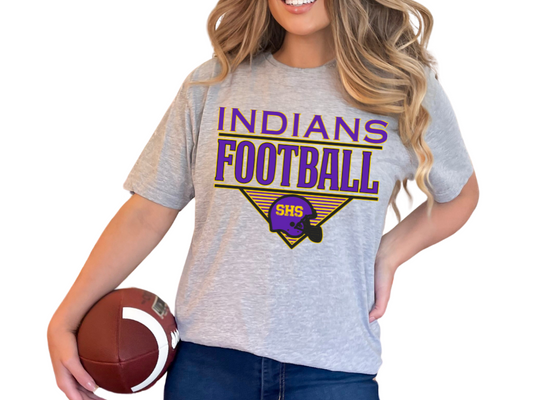 🏈 Modern Football Tee – Custom Spirit Wear