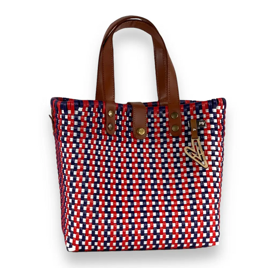 Maria Victoria | Crossbody Bag | Red and Blue - Maggie Mae's Boutique and Custom Printing