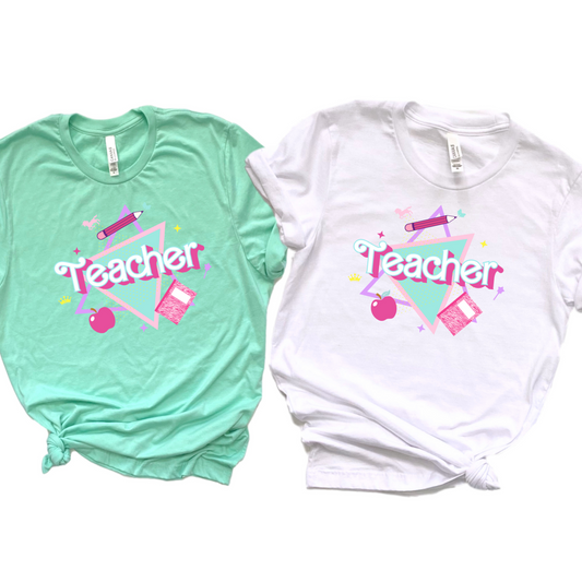 Retro Grade Level Teacher T-Shirt - Maggie Mae's Boutique and Custom Printing