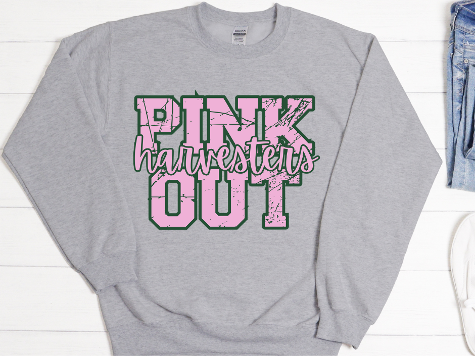💖 Pink Out Mascot Sweatshirt 💖