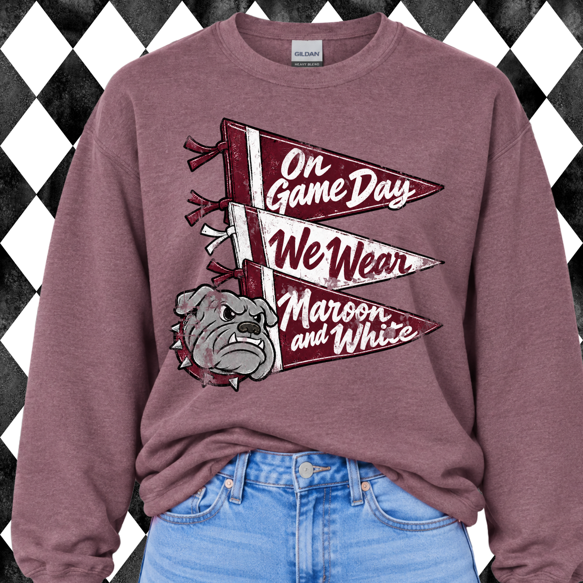 Retro Bulldogs Football Roster T-Shirt/Sweatshirt