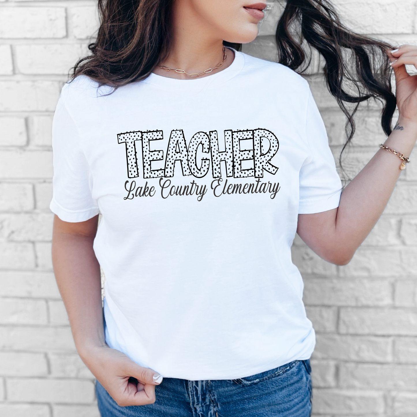 Dotted Teacher T-Shirt