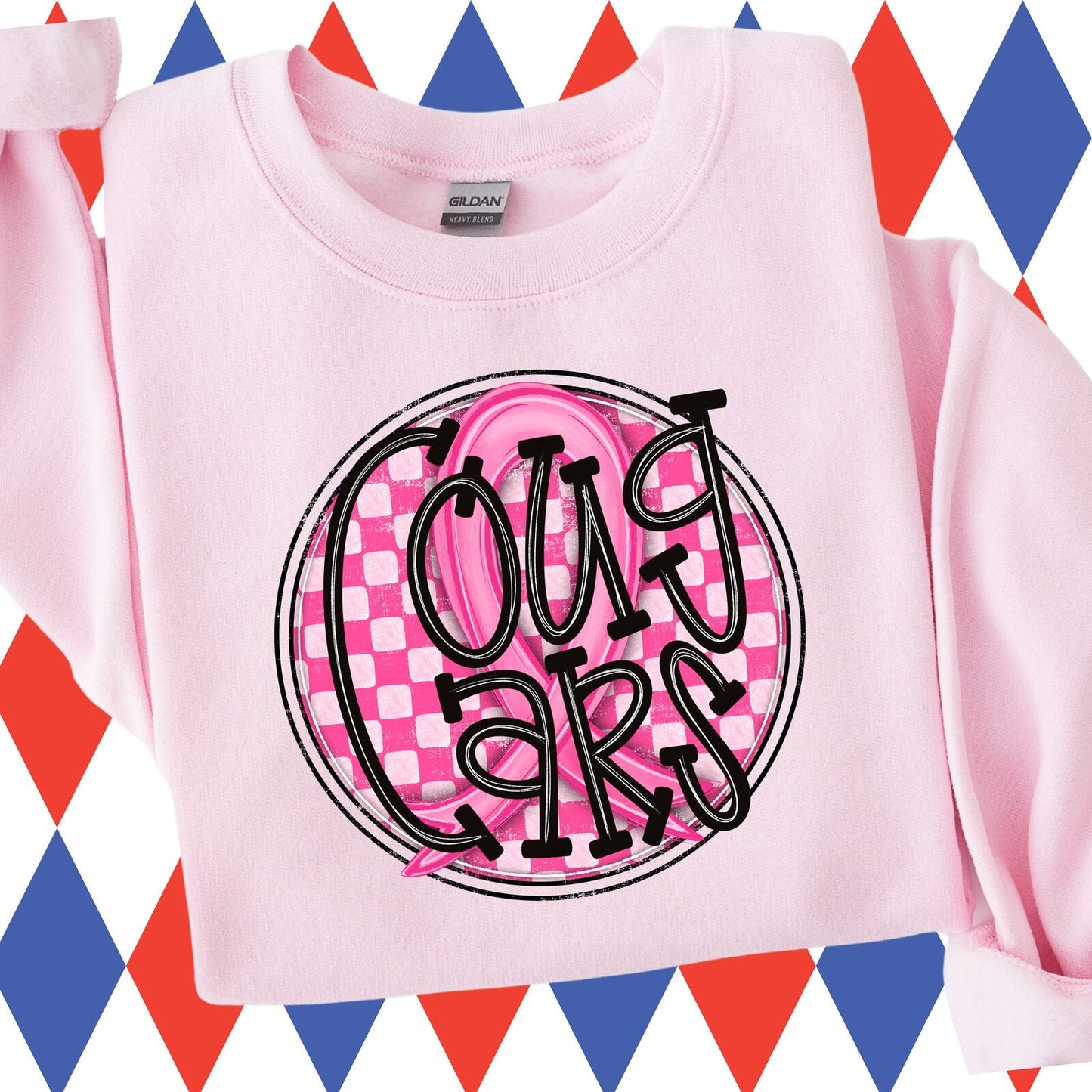 Pink Out Cancer Awareness Cougars Sweatshirt
