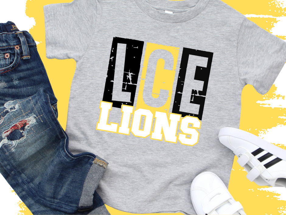 LCE Lions Big and Bold Spirit Tee