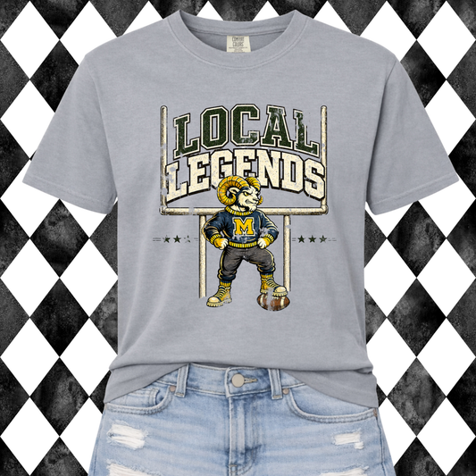 Retro Local Legends T-Shirt | Any Mascot . . . Any Team Color