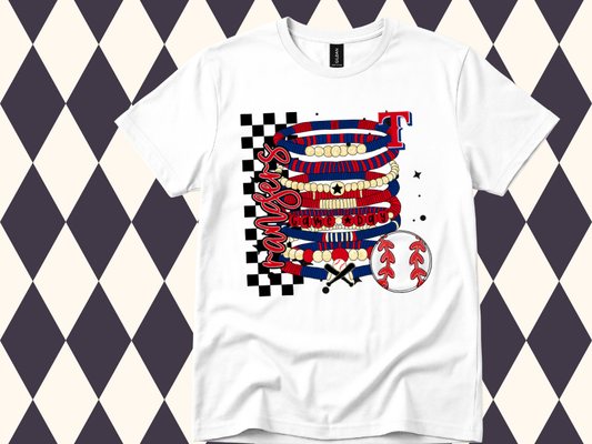 Texas Rangers Game Day Stack Tee