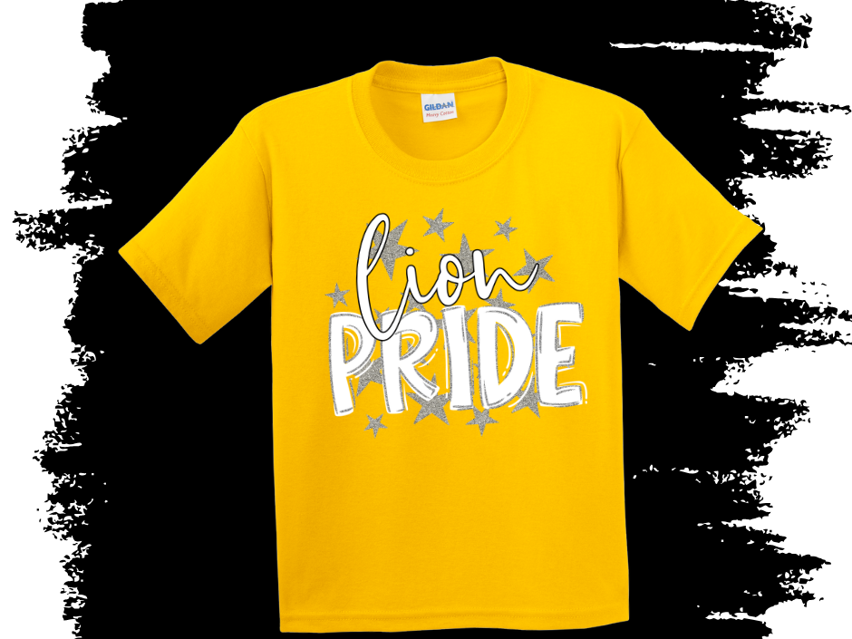 ✨ Lion Pride Star Tee – House Colors ✨