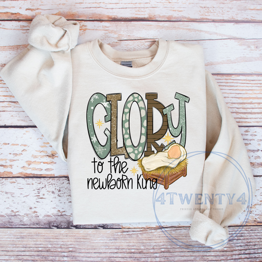 Glory to the Newborn King Sweatshirt