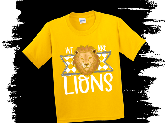 ⭐ We Are Lions Spirit Tee – House Colors