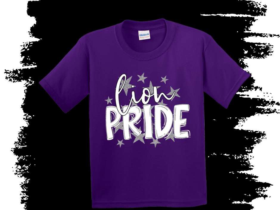 ✨ Lion Pride Star Tee – House Colors ✨